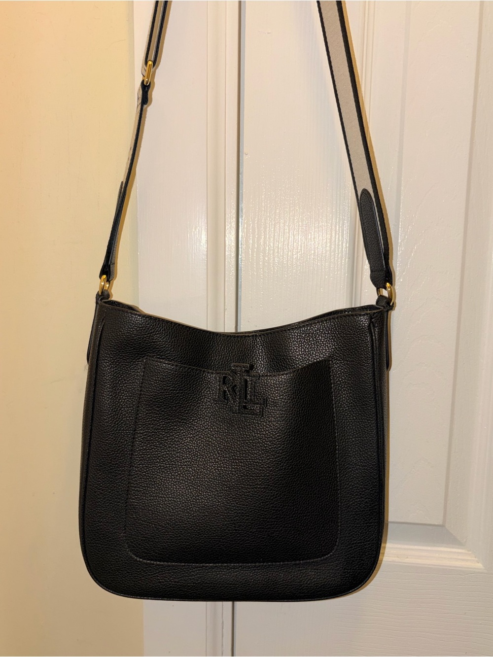 Lauren Ralph Lauren Black Shoulder Bag